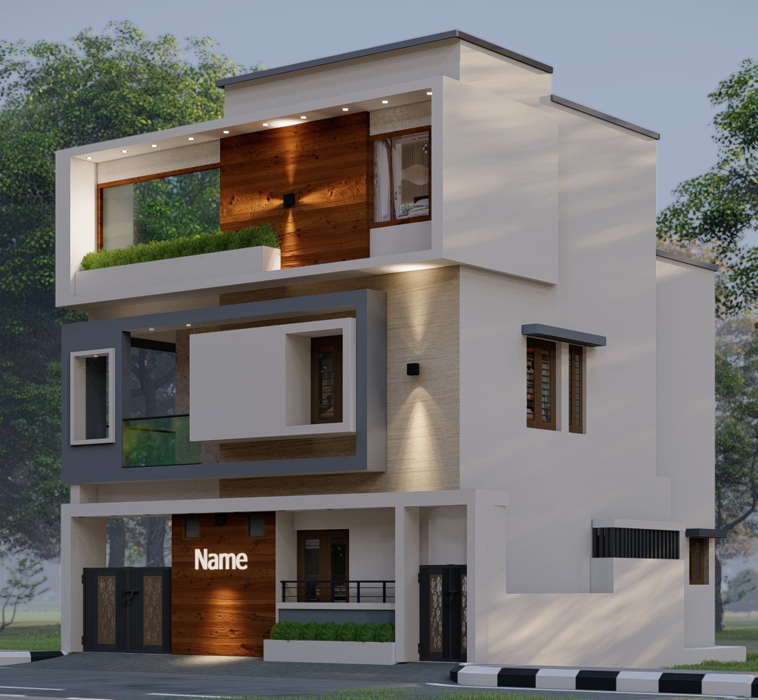 Modern Family Home — Residential Construction in Hassan, Karnataka
